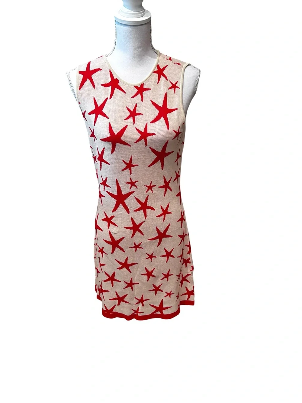 SIMON MILLER Axon Sleeveless Mini Stars Dress Size Medium - Picture 2 of 8